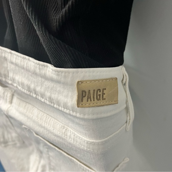 Paige White Verdugo Ankle Cotton Stretch Skinny Jeans - Picture 9 of 11